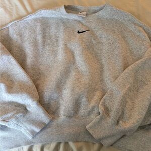 Nike Women’s Phoenix Oversized Gray Fleece